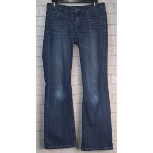 Banana Republic Bootcut Jeans Women's Size 27/4R Low Rise Med Wash Stretch Denim